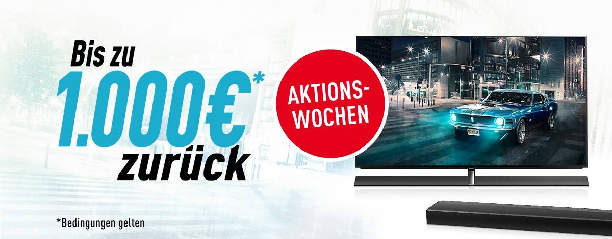 TV Bis 31. Dezember: Cashback-Aktion von Panasonic für Flat-TVs und Soundbars - News, Bild 1