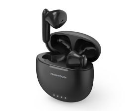 HiFi 3,5 Gramm leicht, bis zu 6.000 Stunden Standby-Zeit: Thomson-Earbuds WEAR77032 - News, Bild 1