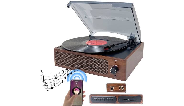 HiFi Schallplatten wiedergeben und in MP3-Dateien wandeln: UPL-200.mp von Auvisio  - News, Bild 1