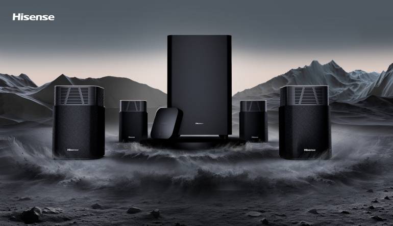 HiFi Neues 3D-Soundsystem von Hisense - Vier Satellitenlautsprecher und Subwoofer - News, Bild 1