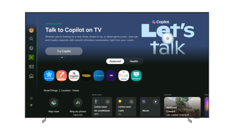 TV Microsoft Copilot hält Einzug auf neuen Samsung-Fernsehern - News, Bild 1